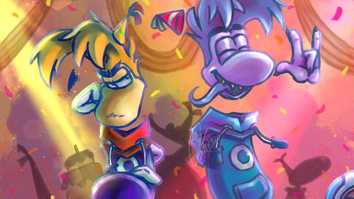 LonelyBuggo9's tweet photo. Now who invited this guy to the party!?
#Rayman #raymanart #RaymanLegend #raymanfanart https://t.co/IWPWKrmbAy