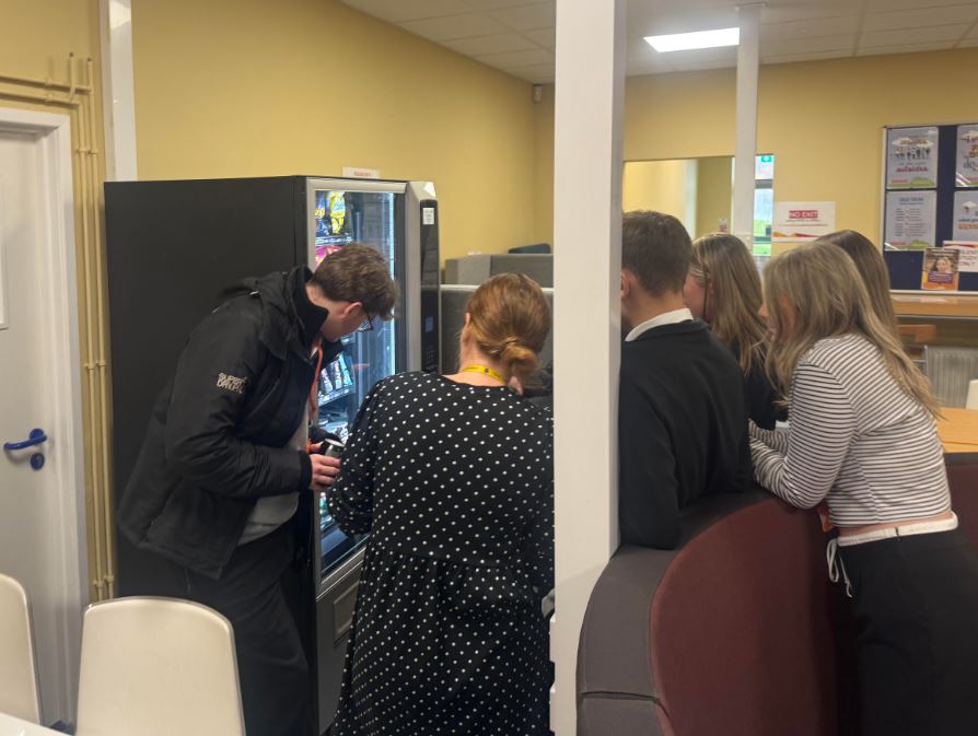 Exciting day today in Sixth Form - it's like we have never seen a protein bar before!