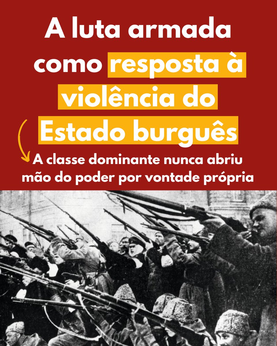 rede_comunista's tweet photo. 🔥 A luta armada como resposta à violência do Estado burguês 

⬇️ https://t.co/xcEpnBYNMJ