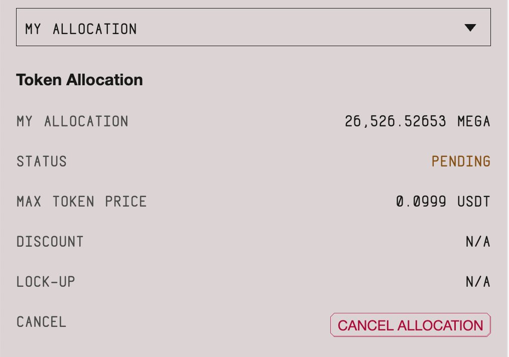 Smol MegaETH allocation, better than nothing