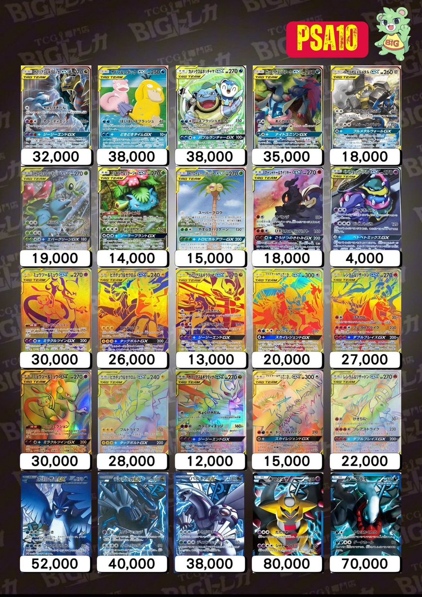 📮 《🌷PSA10🌷》

　🔥強化買取🔥
[受付不要即発送OK]🚚

🉐🉐完全当日振込🉐🉐

🐝表にないカードも査定可能🐝
　※状態や在庫で減額あり🚫
　※店頭とは内容異なります💹

【全国送料無料※ヤマト限定】
合計5️⃣0️⃣万円以上 or 🔟点以上でOK！
（PSA10・BOXなど）
📮