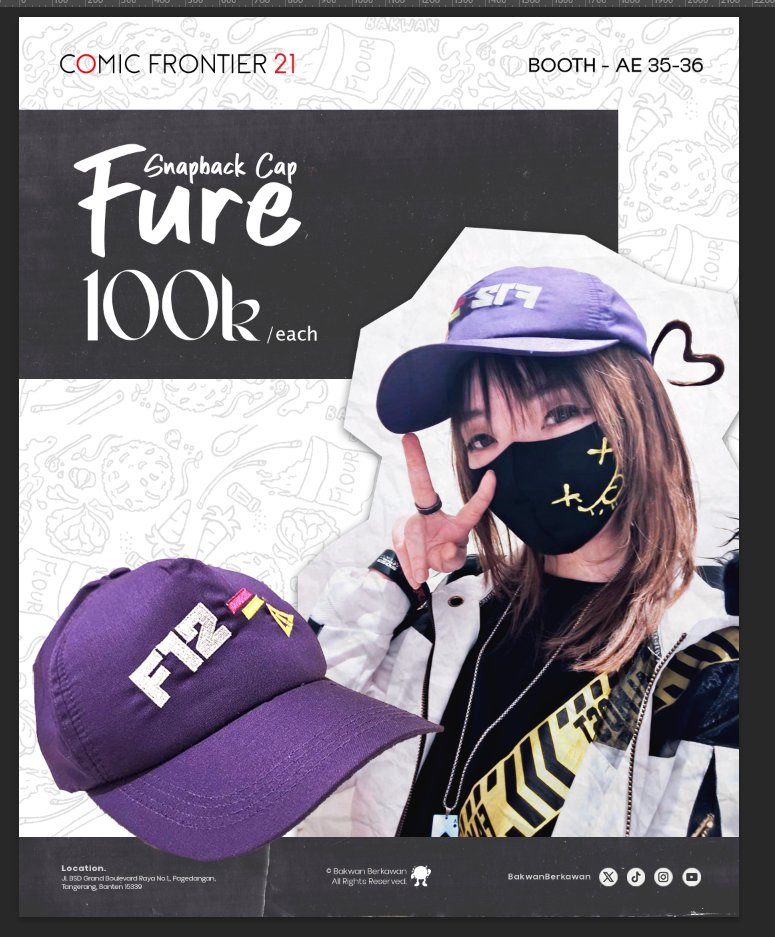 Yang mau beli topiku di CF, di booth Bakwan yaa!