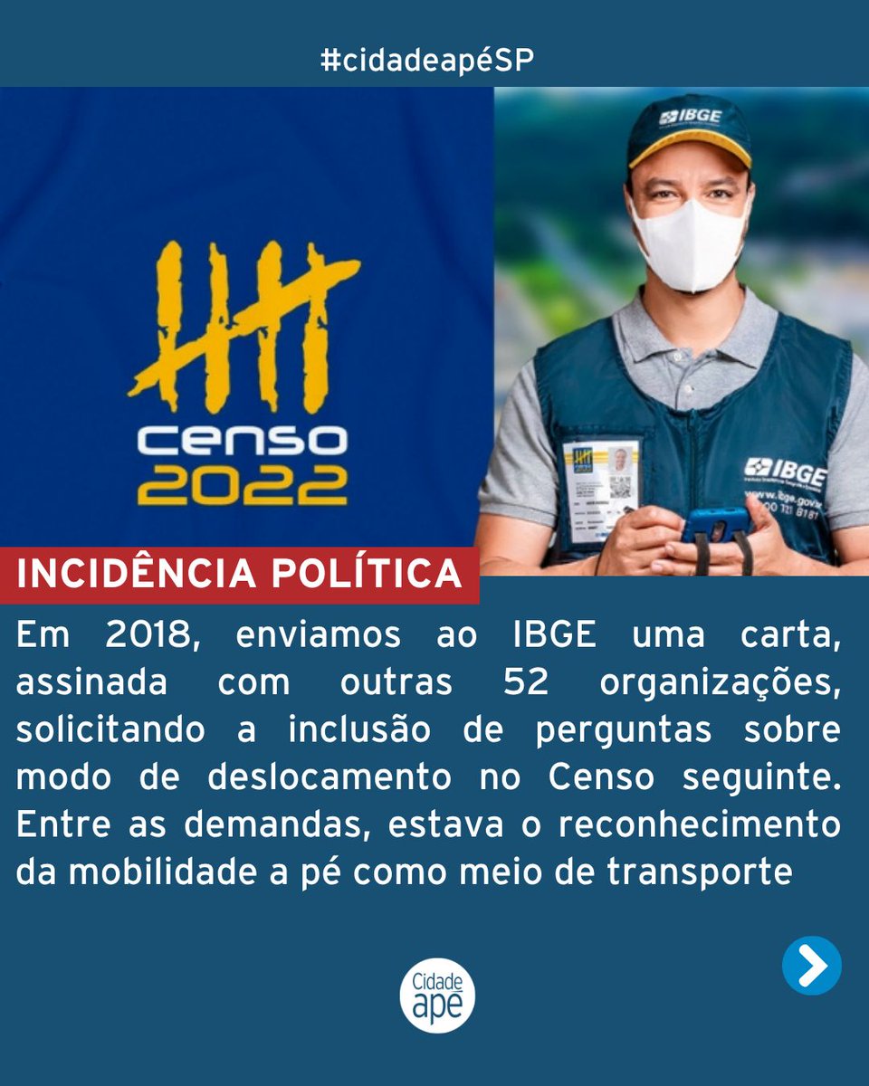 Cidadeapé, pela mobilidade a pé em São Paulo tweet media