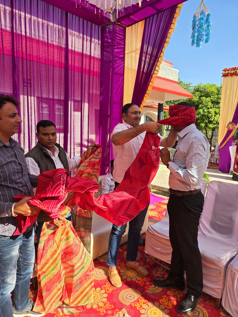 हर्ष, सीकर में दीपेंद्र सैनी जी RPS के सवामणी कार्यक्रम में शामिल हुए।