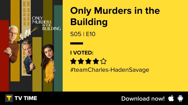 nickmrller's tweet image. I’ve just watched Only Murders in the Building #tvtime