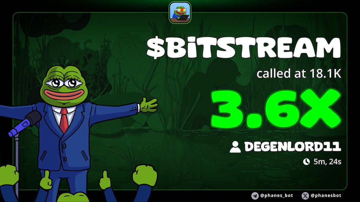DegenLord11's tweet image. 3x Pump on my alpha call on #BiTSTREAM

CA&amp;gt;&amp;gt; GcCmyo5T9DPf27yC6pUaXTzjPMnHEbAXX5JH9T2Gpump
#memecoin #solana #Degen