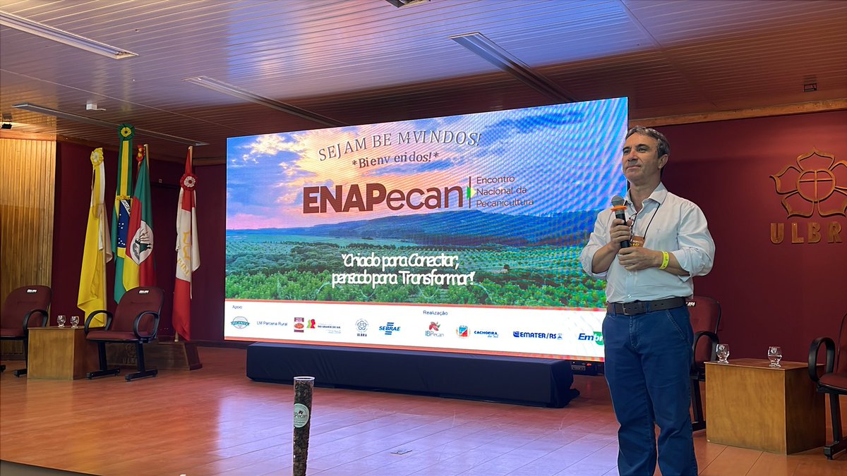 Segundo Encontro Nacional da Pecanicultura acontecendo em Cachoeira do Sul!!! Argentina, Brasil e Uruguai unidos na promoção da Pecan!