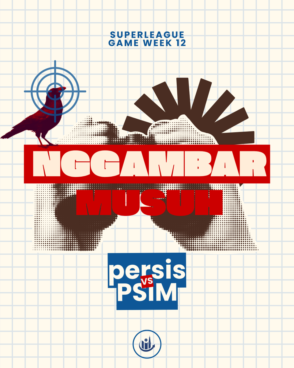 PSIMstats's tweet photo. PSIM siap kembali mengukir sejarah di Manahan. Laskar Mataram datang dengan tren dua kemenangan beruntun dan semangat tinggi, sementara Persis masih belum menang di kandang. Atmosfer panas, gengsi tinggi, inilah laga yang lbh besar dr sekadar tiga poin. #PekanDerby #NGGAMBARMUSUH https://t.co/1oJU9iTIFO