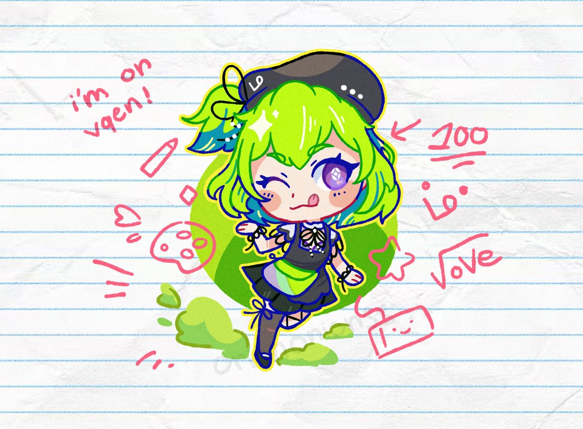 i'm finally on <a href="/_VGen_/">VGen ✨ comms made easy</a>  !! after all this time 🥰here's a housewarming gift for Genie! ^^
#VGen #VGenie