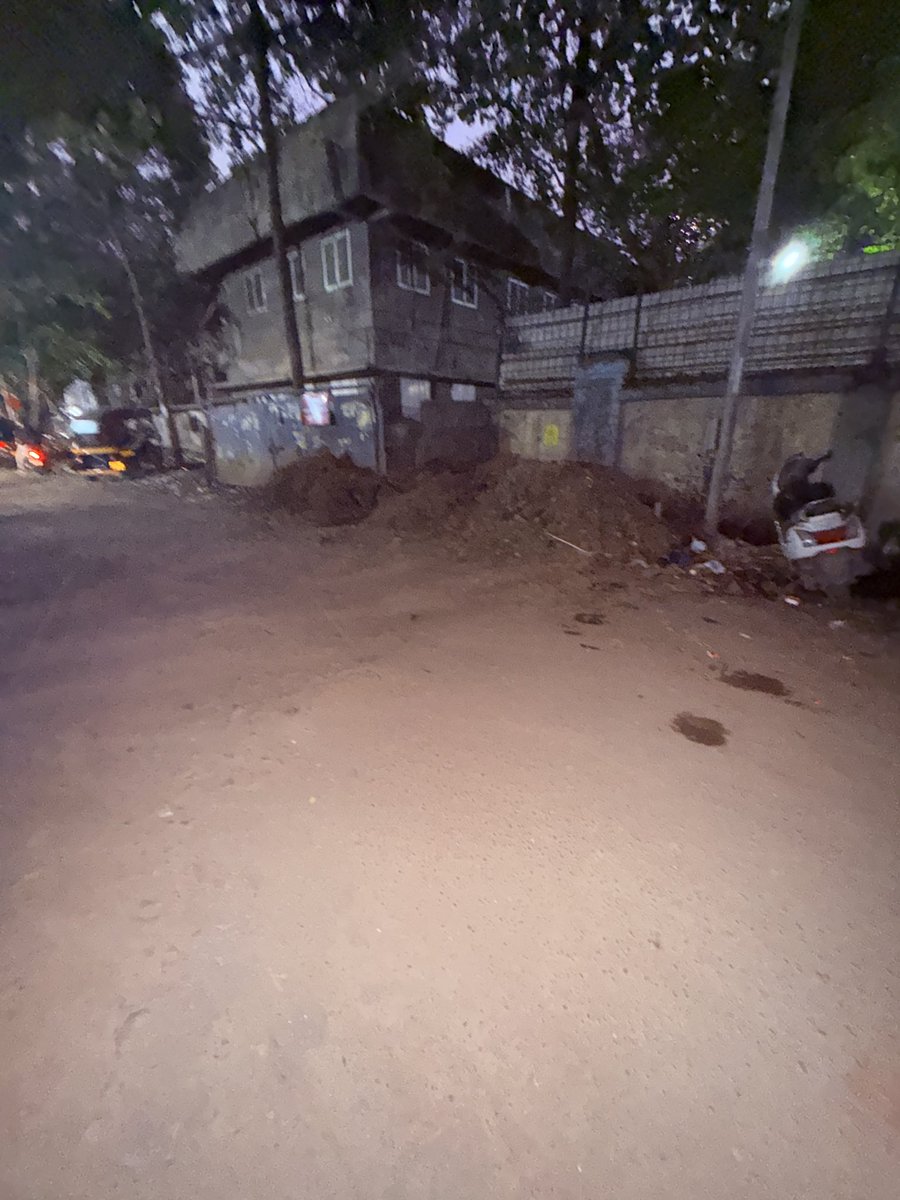 AdhikariParth's tweet photo. @mybmc @mybmcWardPS @mybmcInfra 
This is pending since more than 3-4 weeks. 
When will the concerned people take action! 
The other had of the road is also in shambles …
Location : 

BMC Parking , Kotkar Road , Goregaon East . https://t.co/sonECd0U0c