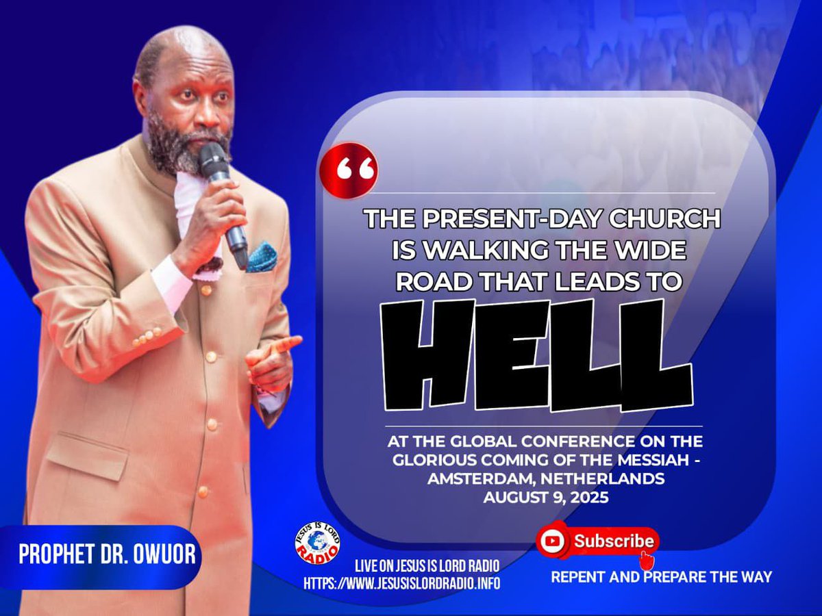 There will be weeping and gnashing of teeth for those who failed to prepare

#EndTimeGlobalWord