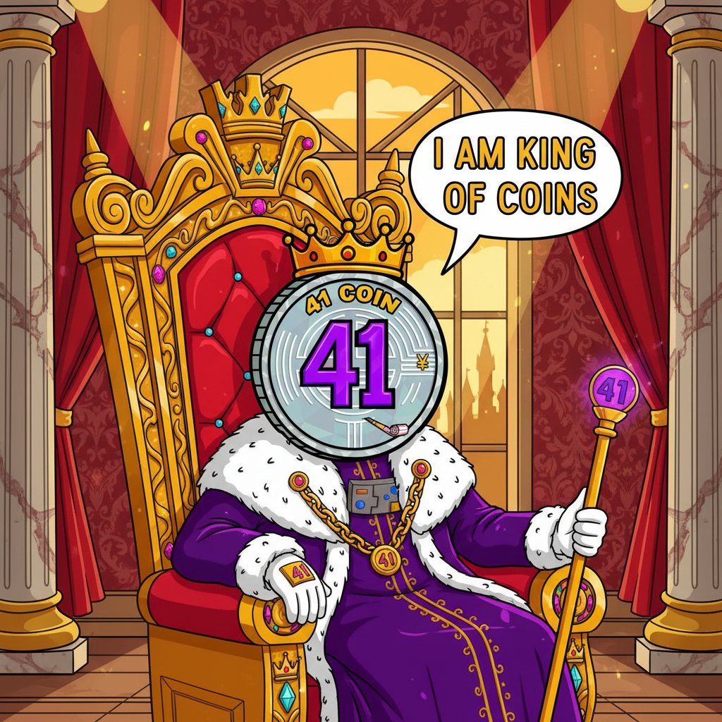 Coin4190111's tweet photo. Call me Royal 41, King of Coins. 
My throne has just begun.

CA: RFDzskpBitCcRaEUaEGWAwiqzD3efsRZFYfWK8mJPDn