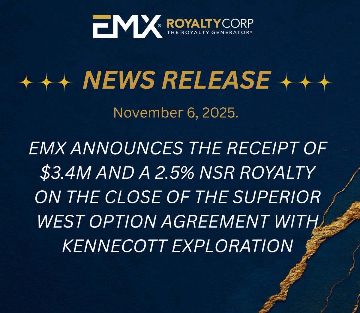EMX Royalty Corp. tweet media