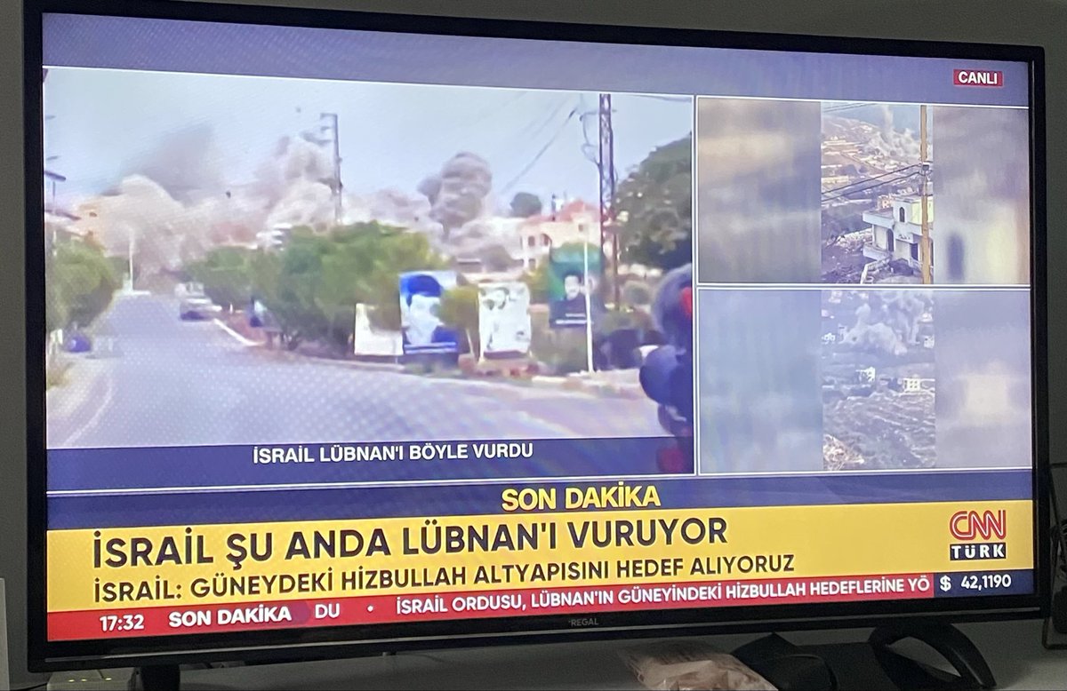 YAHUDİ İsrail terör örgütü ve destekçisi HAÇLI ABD terör örgütü Lübnan'ı bombalıyor. 
Bu konuda söyleyeceğim tek şey, bu insanlık suçunu işleyen İsrail ve ABD terör örgütleride asla güvende olmamalı. 

Kendilerini güvende rahat hissetmemeli. 

Dünya bu zulme ortak tepki vermeli.
