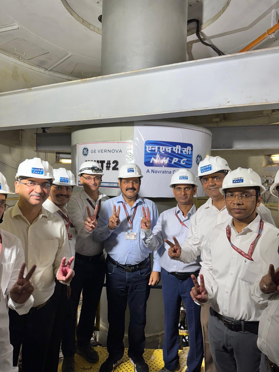 nhpcltd's tweet image. In yet another landmark moment for India’s Hydropower landscape, Wet Commissioning of Unit–2 (250 MW) of #NHPC’s 2000 MW Subansiri Lower Hydroelectric Project (SLHEP) has been commenced on 06.11.2025 with successful Mechanical run of machine, marking the beginning of…