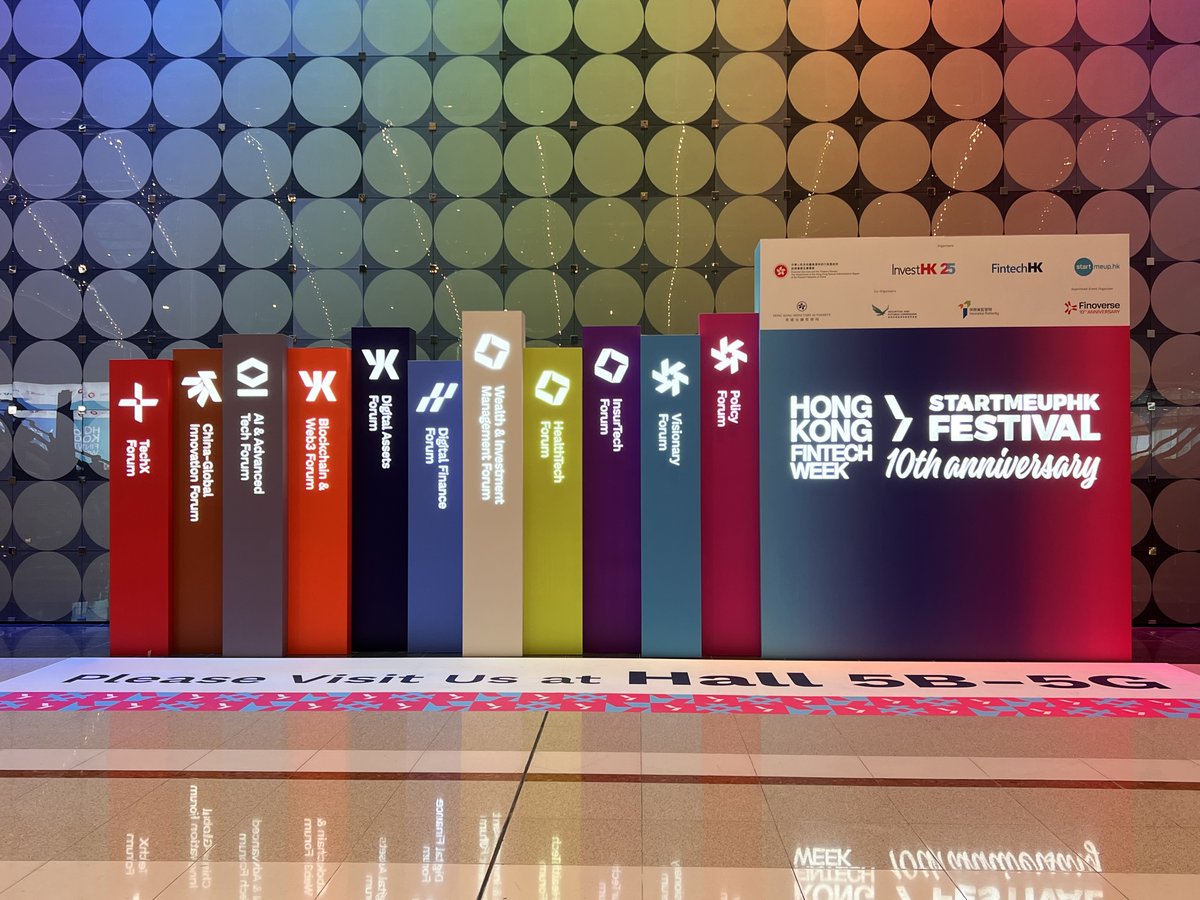 web3_cub's tweet photo. Another energizing edition of Hong Kong FinTech Week Week - Hong Kong remains a clear player in the global fintech sector. For me, a noticeable clear focus this year was in AI, blockchain applications and regulations. 
Conversations didn't feel like it was just talk, they were practical and honest, with actionable steps towards real world impact.