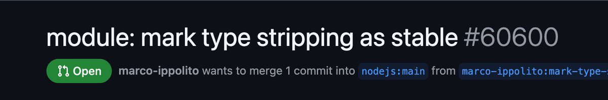 it's time
github.com/nodejs/node/pu…