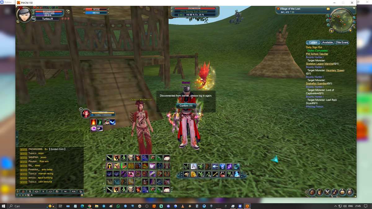 Egi07Riot's tweet photo. @IndiHome @kemkomdigi @OmbudsmanRI137 @BPKN_RI Disconnect lagi jam 21:45 game Perfectworld https://t.co/udAq9vARy4
