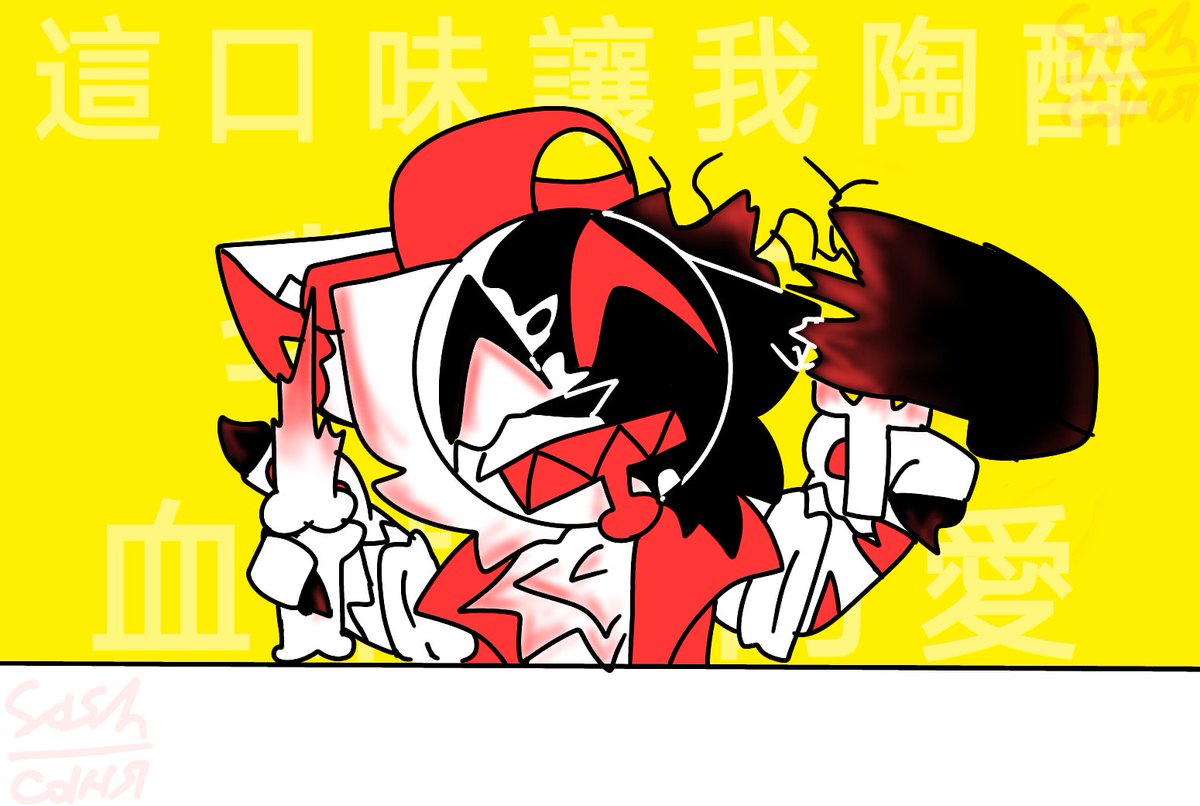 SashD4Cat's tweet photo. I have an AU where my OC goes insane and becomes a cannibal so....
Butcher Vanity but Wax as Yi Xi? π€ͺ
#oc #originalcharacter #originaluniverse #ou #originalcharacterart #NoNameS https://t.co/duB1TaAgDb