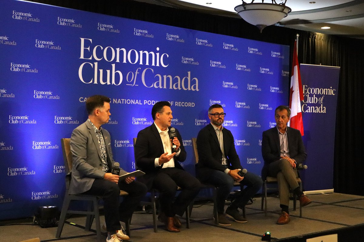 ICANN's tweet photo. Last week, ICANN and @CIRAnews joined the Economic Club of Canada to discuss how Canadian businesses can unlock growth in the next phase of the Internet. 🇨🇦 #NewgTLDProgram
🎥 Watch here: https://t.co/yQKb24zsWs https://t.co/9MXyKA67OO