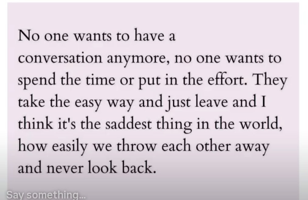 Madhumathi_Inks's tweet photo. Damn! This is so true. 💔
Converse. Listen. Understand. Heal, & evolve together.
⚓️. ❤️🩹
#Relationships #Conversations #Healing #Patchup #Breakup #Madhumathiinks #Mentalhealth #Relationshiphealing #Talk #Openup
👇🏾 https://t.co/0b2dAF5ObT
