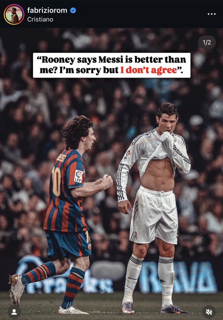 What Ronaldo said 
What Fabrizio posted 

This is how the media play against Ronaldo