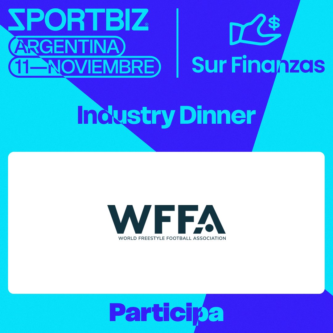 ⚽ WFFA (The World Freestyle Football Association), presente en el SPORTBIZ Argentina Industry Dinner – Sur Finanzas 2025

Una comunidad global que impulsa la creatividad, la pasión y la evolución del fútbol freestyle.

#SportBiz #SportBizArgentina #SurFinanzas #WFFA