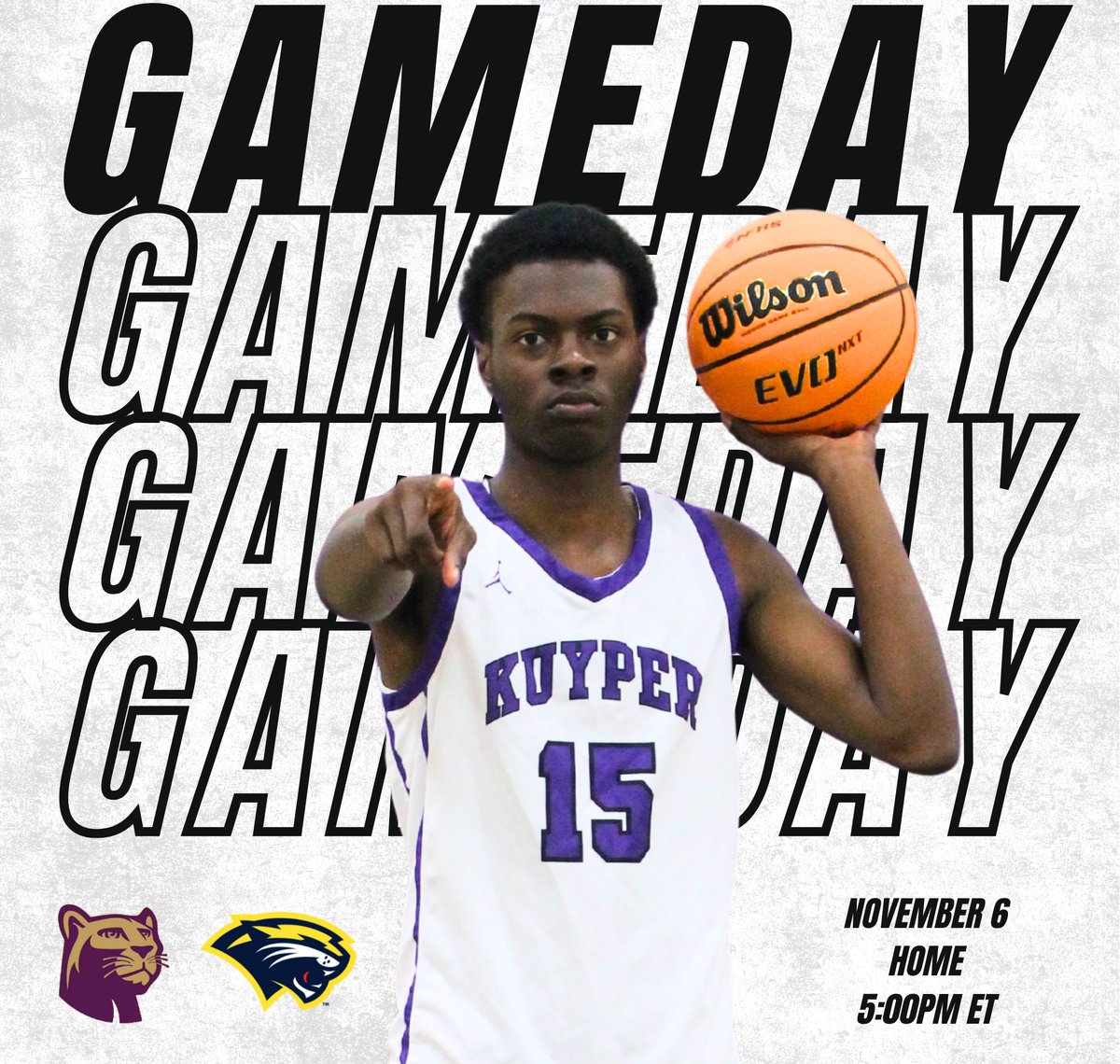 HOME OPENER for both JV teams!

JV - Black 🆚 Grace College JV at 5pm!
JV - Purple 🆚 Spring Arbor JV at 7pm!

📺 youtube.com/@KuyperCollege…

#GoCougars