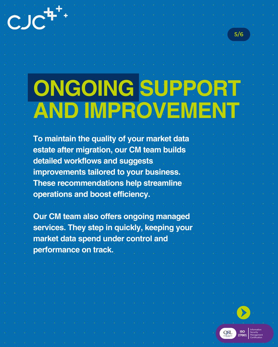 CJC_MarketData's tweet image. 👀Reviewing your market data spend tools?

Switching platforms means more than saving costs. It’s about better workflows, growth, and preparing for legacy systems.

Catherine Ottway shares tips for a smooth migration.
🔗bit.ly/CJC-mdspend

#CJC #MarketData #SpendManagement