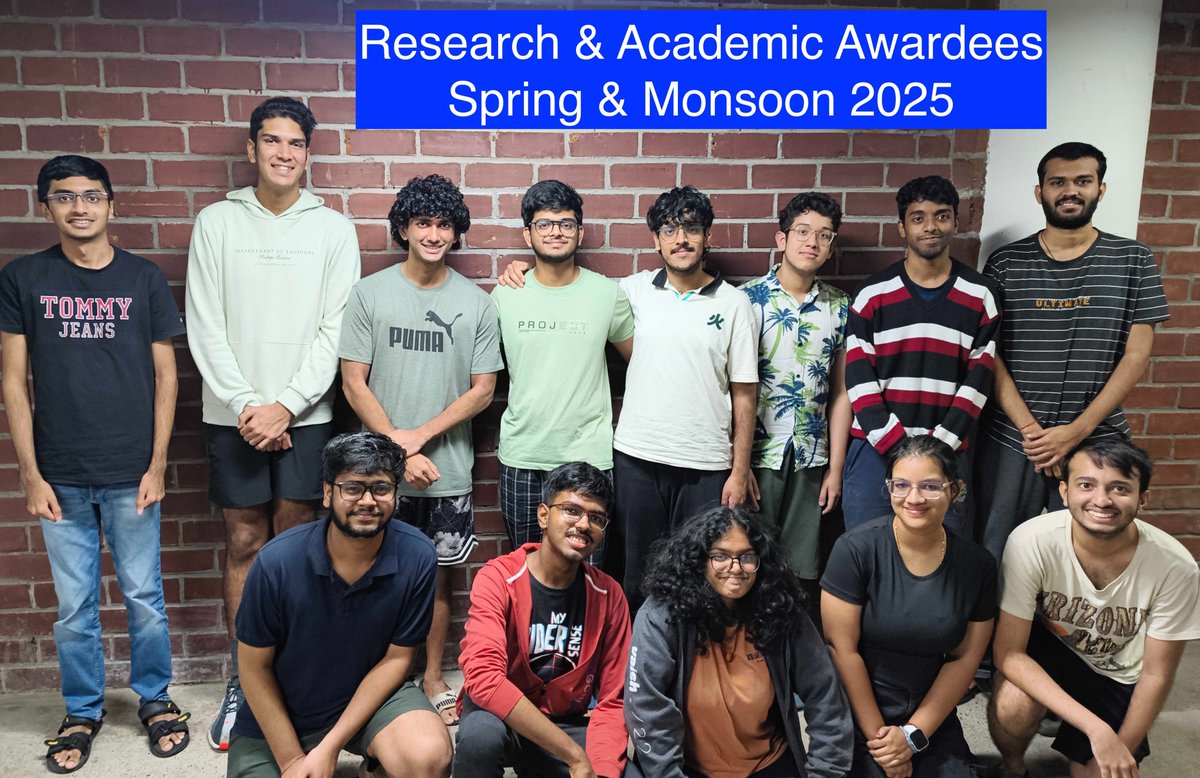 🤩🎉 Huge 👏 to all Precogs who made it to the Monsoon 2004 &amp; Spring 2025 Research Awards &amp; Academic dean / merit Lists! 🏆👏 Let's continue rocking! #IIITHStudentsRock #ProfGiri #PrecogsRock #ProudAdvisor /c <a href="/ajirs23/">Srija</a> <a href="/sumitkk01010/">Sumit Kumar @ EMNLP2025</a> <a href="/vaishnavishivku/">vaishnavi shivkumar</a> <a href="/vishaltherao/">Vishal Rao</a> <a href="/shiven_sinha/">Shiven Sinha</a>
