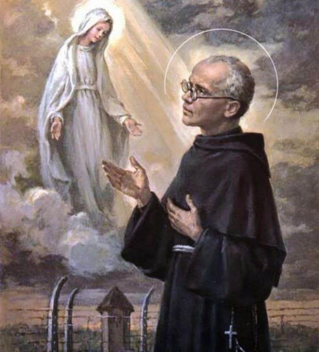 "I see Mary everywhere, I see difficulties nowhere."

--𝑺𝒕. 𝑴𝒂𝒙𝒊𝒎𝒊𝒍𝒊𝒂𝒏 𝑴𝒂𝒓𝒊𝒂 𝑲𝒐𝒍𝒃𝒆.