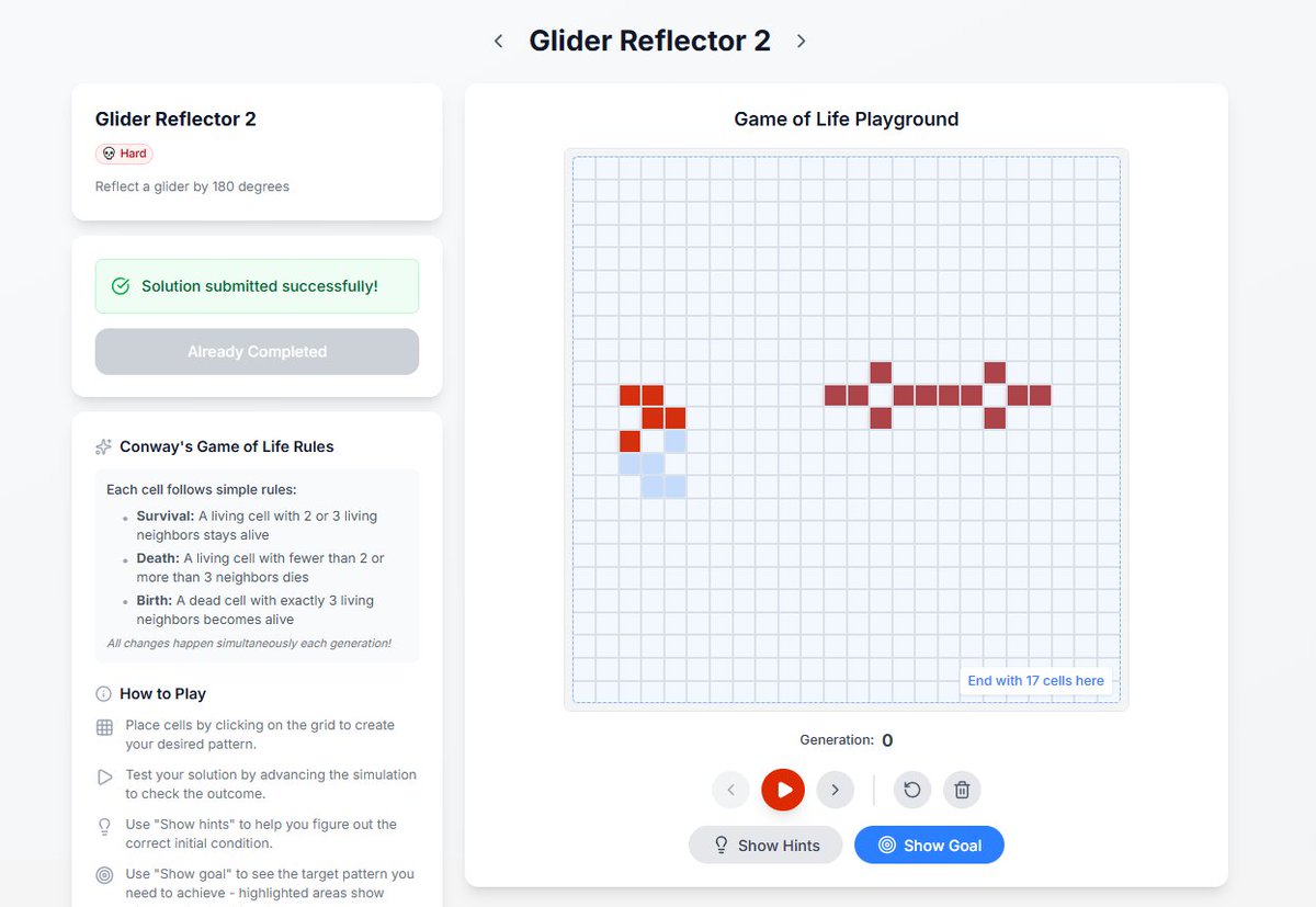 theinvisivle's tweet photo. Linera New Puzzle Task Added ✨

Solutions : 
1. Eater
2. Glider Reflector 1
3. Glider Reflector 2
4. Glider Double Reflector 
#linera #puzzle
@Crypto_SunnyS @cryptoimsny2 https://t.co/FIjo6xJ5PF