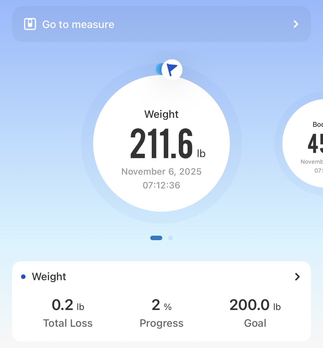 abnormalpurger's tweet image. Finally I can get started working towards my goal, I need to get under 200 this month