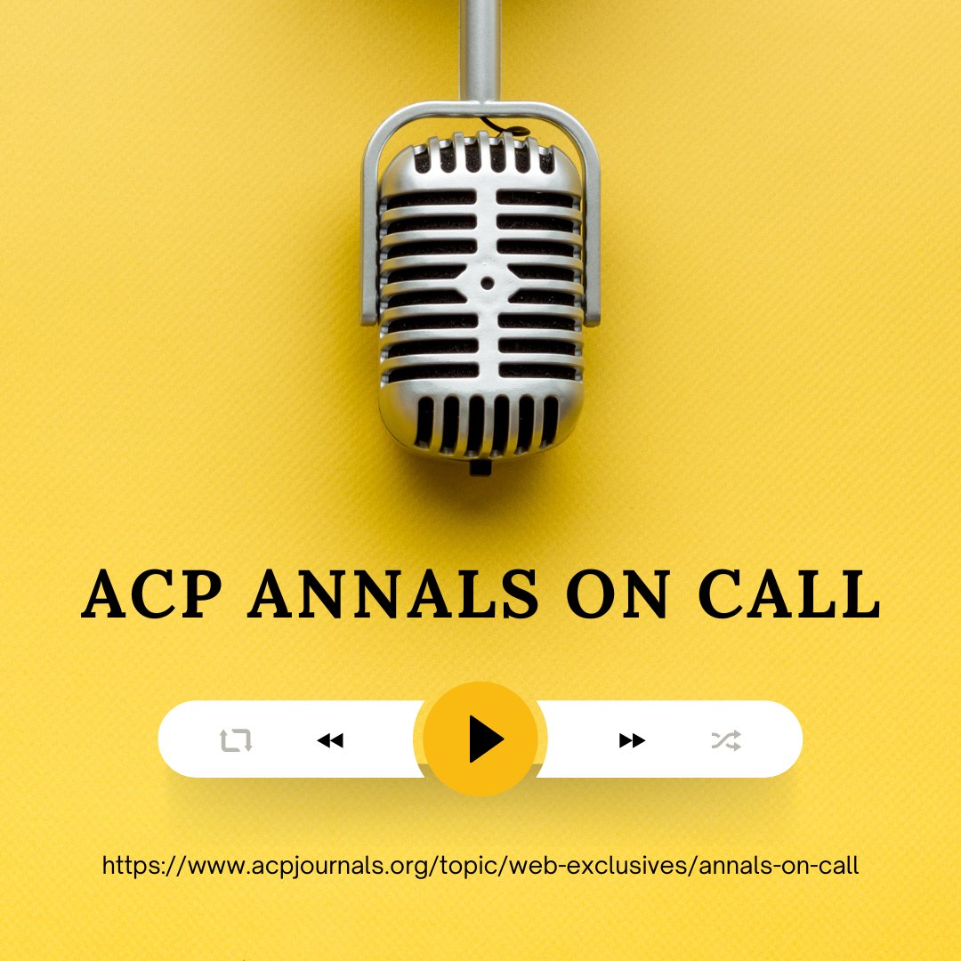 Check out the episode "What You May Have Missed in 2024: Part 2," to hear Dr. Centor revisit information included in the Annals of Internal Medicine supplement “What You May Have Missed in 2024.”

Listen now: bit.ly/42Yq2Kv