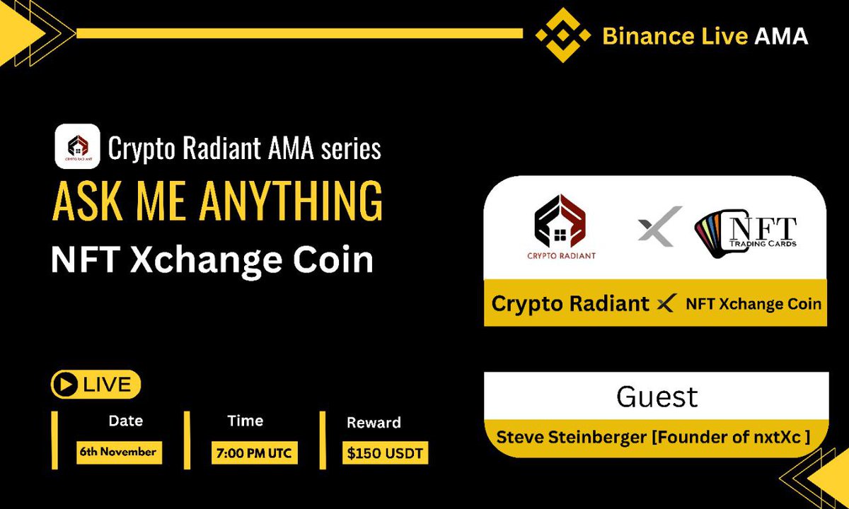CRYPTO RADIANT | AMA + SPACE tweet media