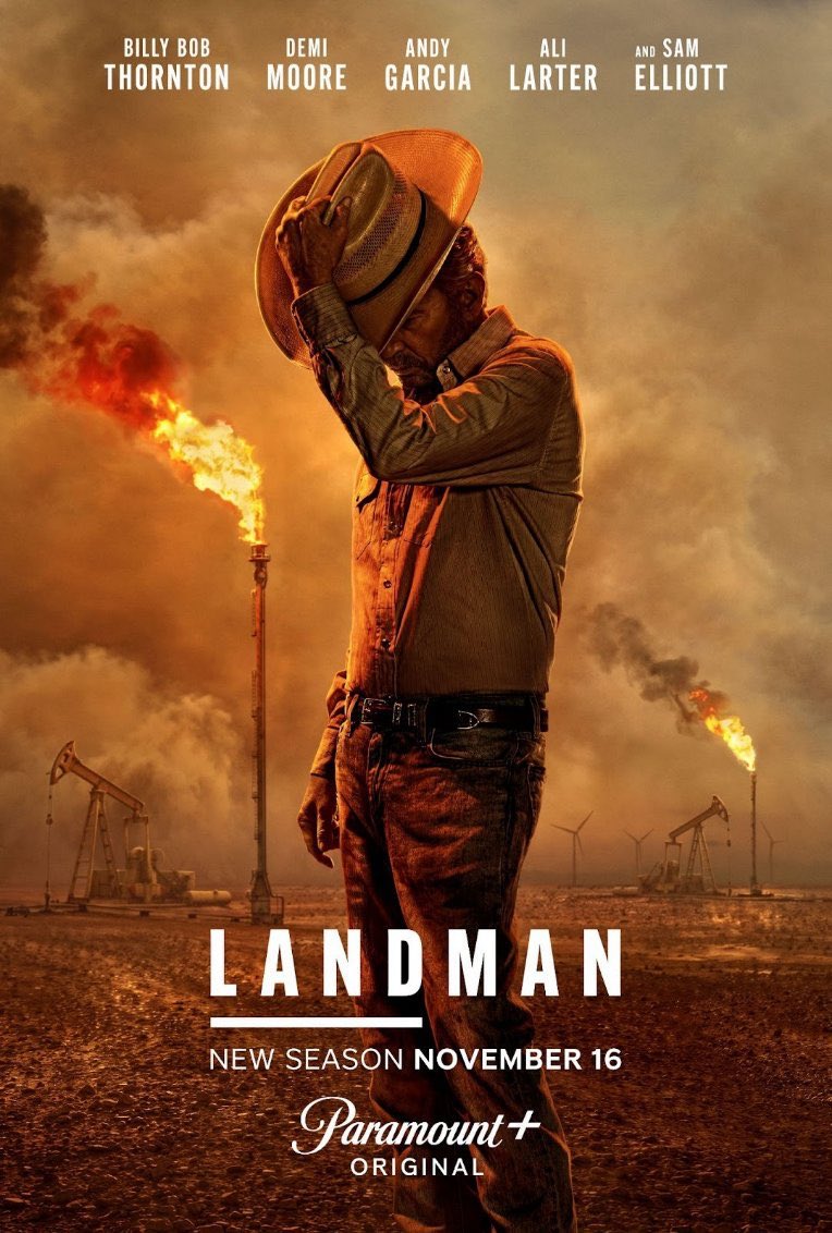 3bo9x1's tweet image. مسلسل Landman في أول 7 أيام من عرضه حقق 14.6 مليون مشاهدة عالميًا، واحد من أكثر المسلسلات مشاهدة بآخر سنتين