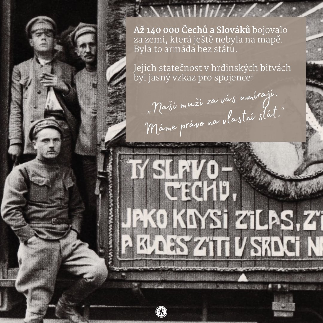 Stratkom_CZ's tweet photo. (1/2)
🧐Věděli jste, že vznik samostatného Československa vděčíme primárně malé skupině mužů – československým legionářům?

Během první světové války to pro ně nebyl jen “klasický” boj. Tito vojáci, původně občané Rakousko-Uherska, se rozhodli bojovat za nový, svobodný stát. Tím na sebe vzali obrovské riziko: pokud padli do zajetí (což se bohužel mnoha stalo), nebyli považováni za válečné zajatce. Místo toho jim hrozila okamžitá poprava pro velezradu. Šli do boje s vědomím, že nemají kam ustoupit.