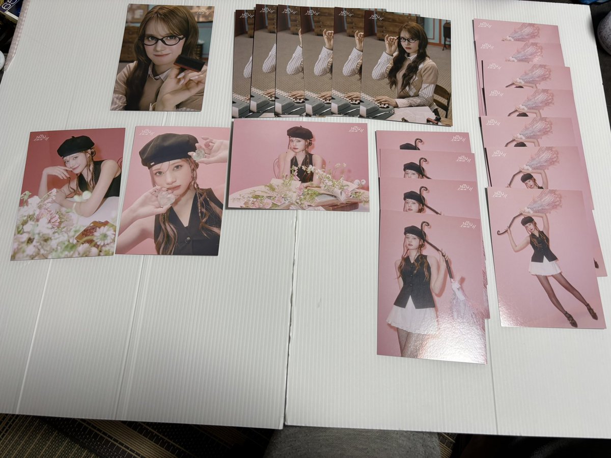 NiziU ラントレ交換結果3 RIMA 6被り2 MIIHI 10被り1 NINA 7被り3 以上