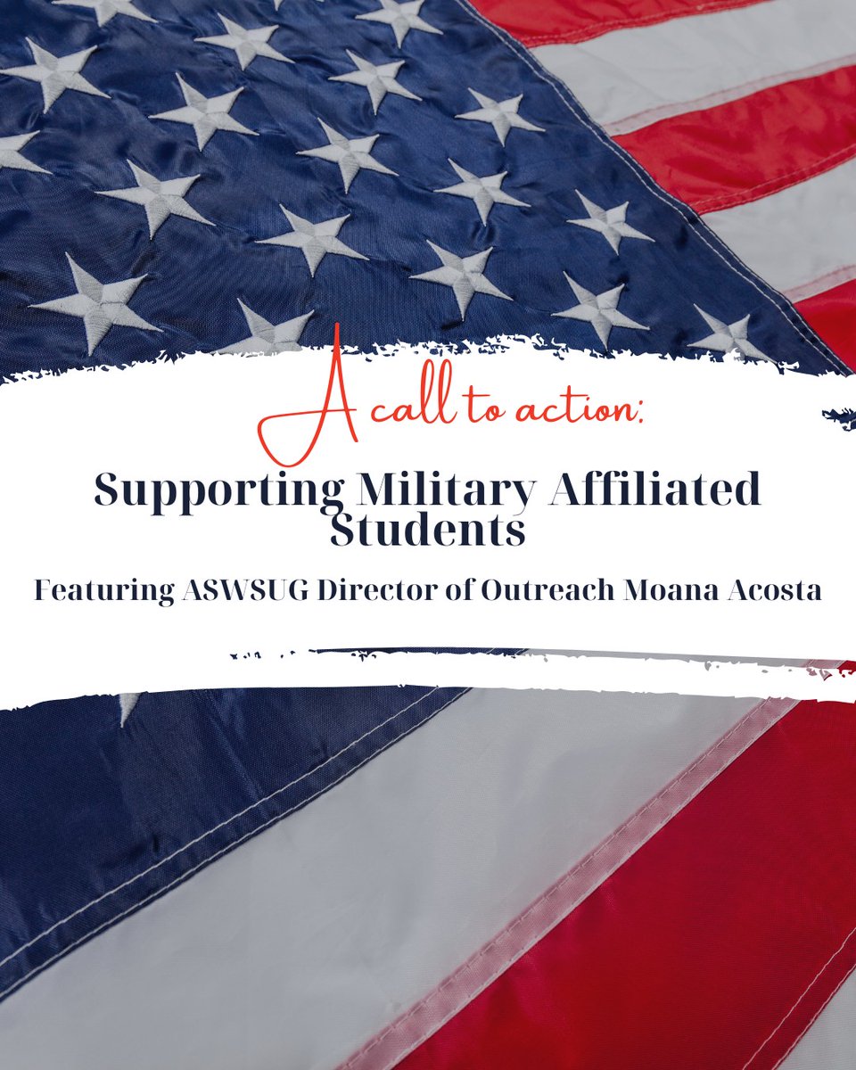 🎙️ Spotlight on Leadership &amp; Service 🎖️ Our Director Moana Acosta was featured in WSU's blog: “A Call to Action: Supporting Military-Affiliated Students.” 📖 Read it here: online.wsu.edu/2025/10/28/a-c… Thank you, Moana, for your support!