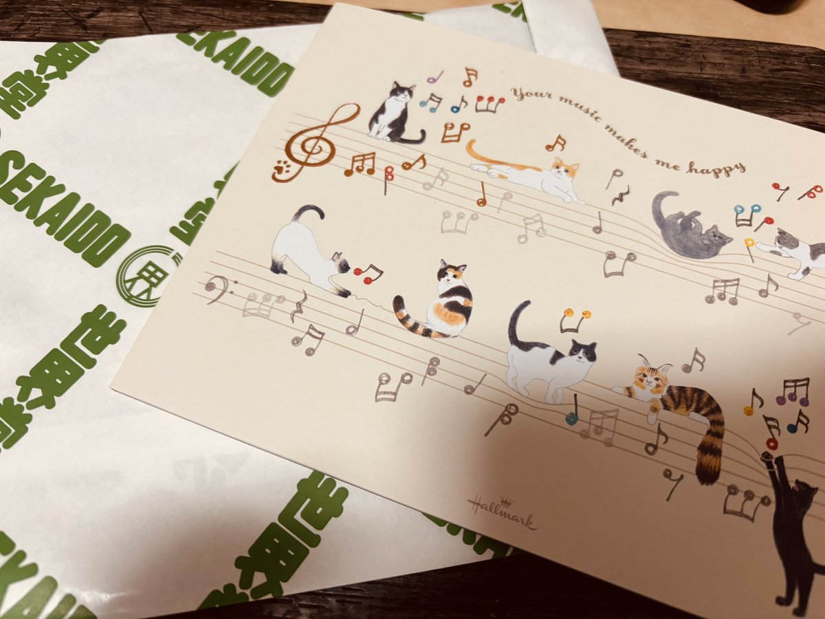 ふらっと世界堂に入ってみたら使いもしない便箋を買ってしまった！可愛いーー