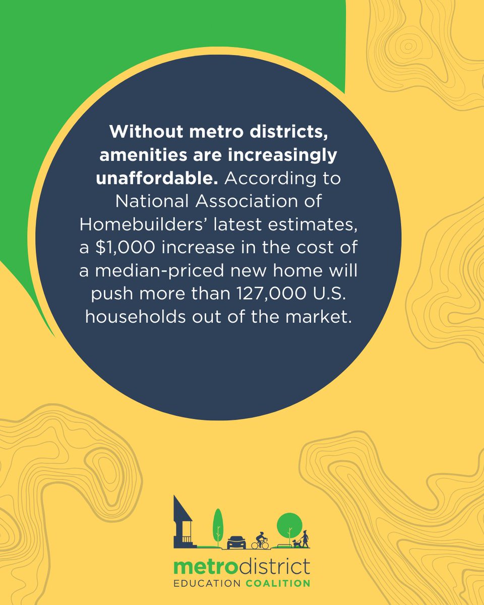 Even small cost increases can shut families out of homeownership. Metro districts help keep prices in check—so communities can still enjoy parks, trails, and open space without making homes out of reach. Learn more: bit.ly/4kK4Fmt
