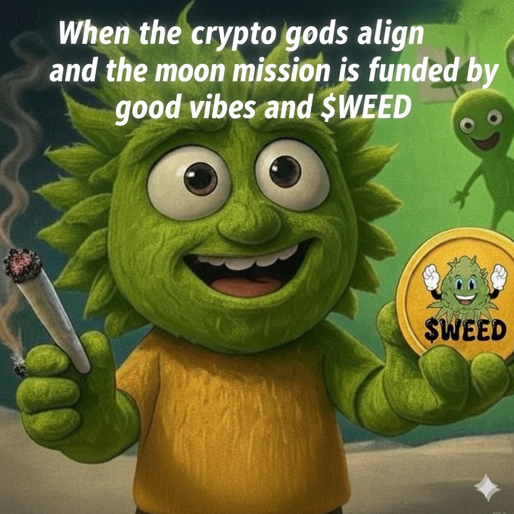 HODLing these vibes until we hit the stratosphere
$WEED for the win!💨