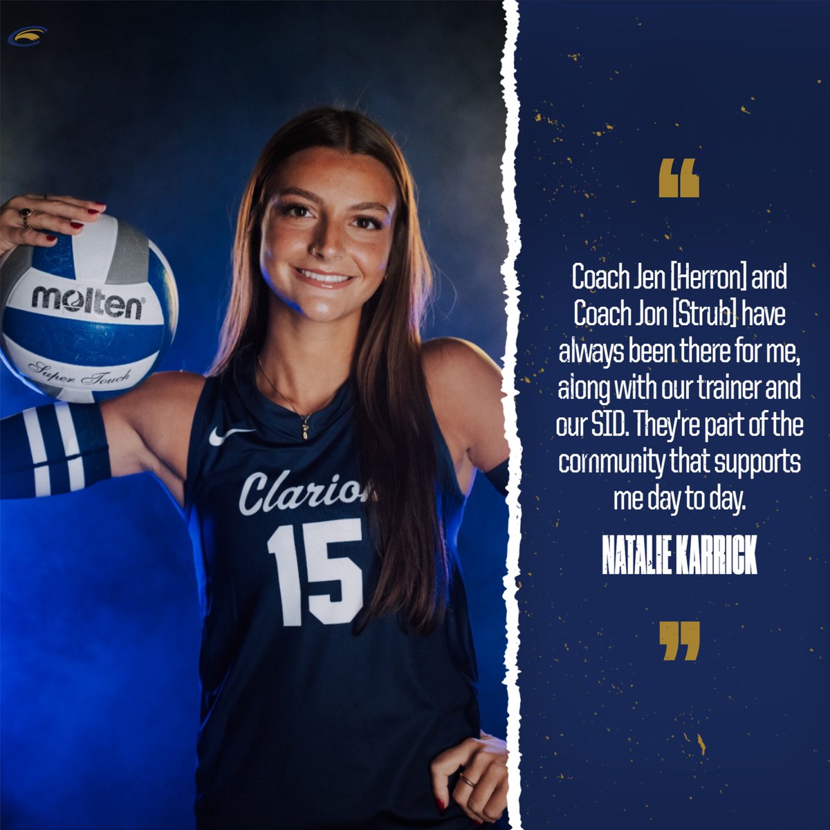 Clarion Golden Eagles tweet media