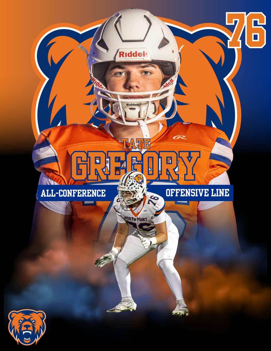 GAC Central All-Conference 2nd Team - OL!

<a href="/TateGregory77/">Tate Gregory</a> 

LET'S GO!!

#BeGREAT