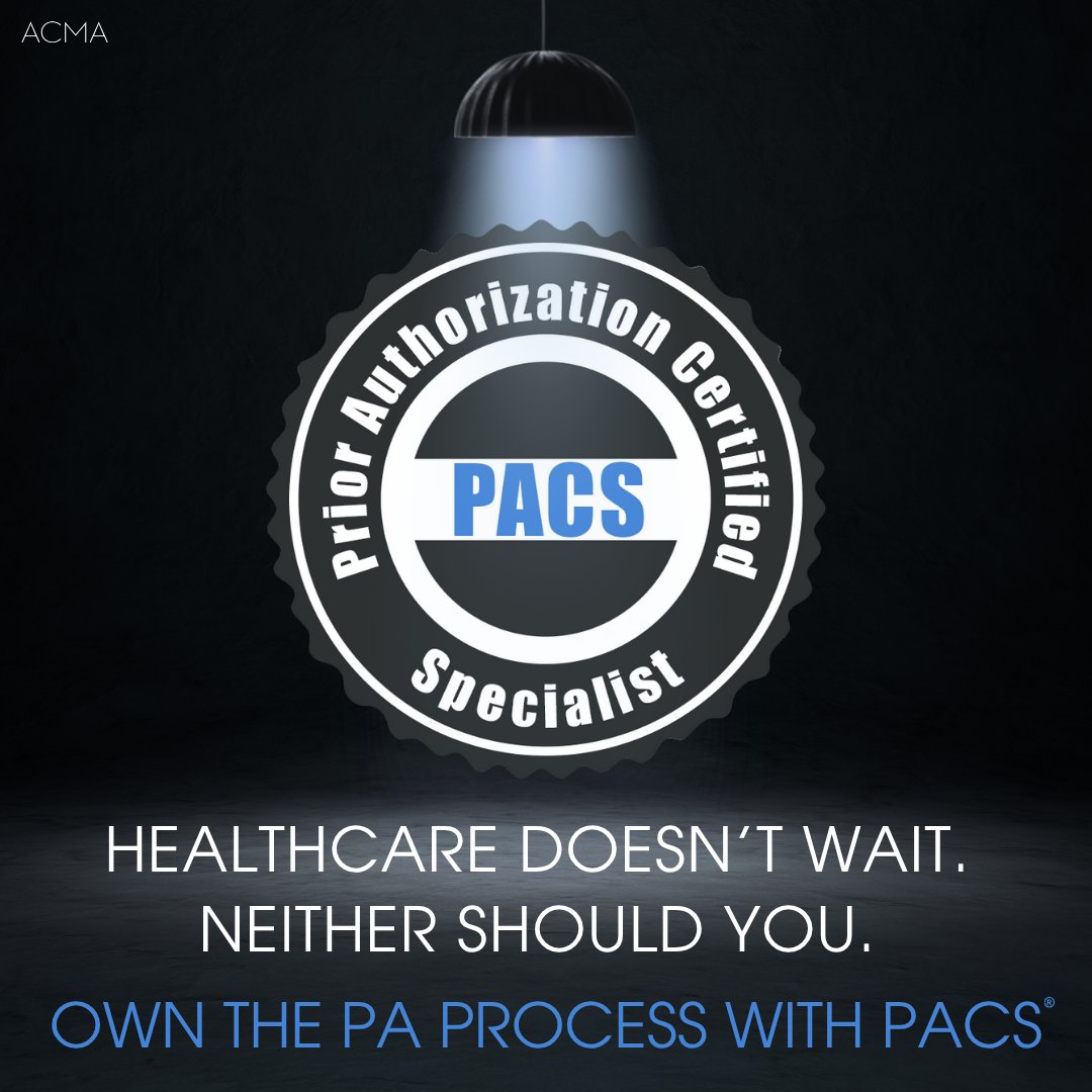 The_ACMA's tweet image. The next 2 years will redefine PA. Managers who understand and anticipate these changes will lead the charge. PACS® program equips field leaders with the strategy to thrive in this new world.

Start today - hubs.ly/Q03R_4510

#MedicalAffairs #MarketAccess #PayerSolutions