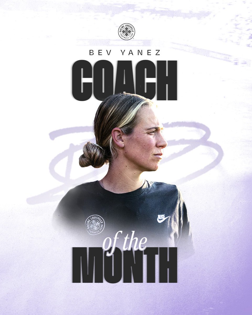 RacingLouFC's tweet image. 𝐅𝐈𝐑𝐄𝐃 𝐔𝐏 🔥🔥🔥

For the first time in her coaching career, Bev Yanez has been named the @NWSL Coach of the Month! 👏

👉 tinyurl.com/muztzkp3