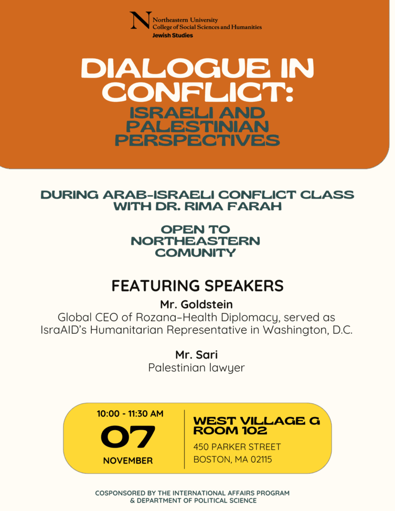 Northeastern University Jewish Studies tweet media