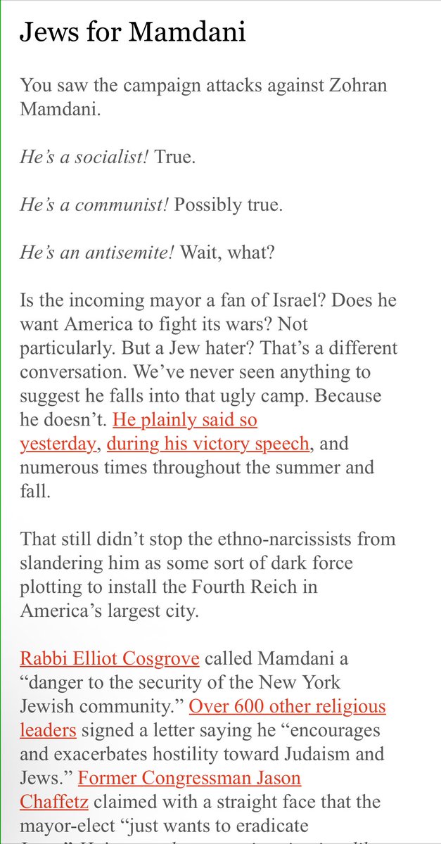 davereaboi's tweet image. INCREDIBLE. “Jews for Mamdani” is today’s commentary from Tucker Carlson—and it’s the most most illuminating he’s ever been on this subject (and the fact that, very conveniently for everyone involved, his definition of antisemitism doesn’t include wanting to murder and genocide…