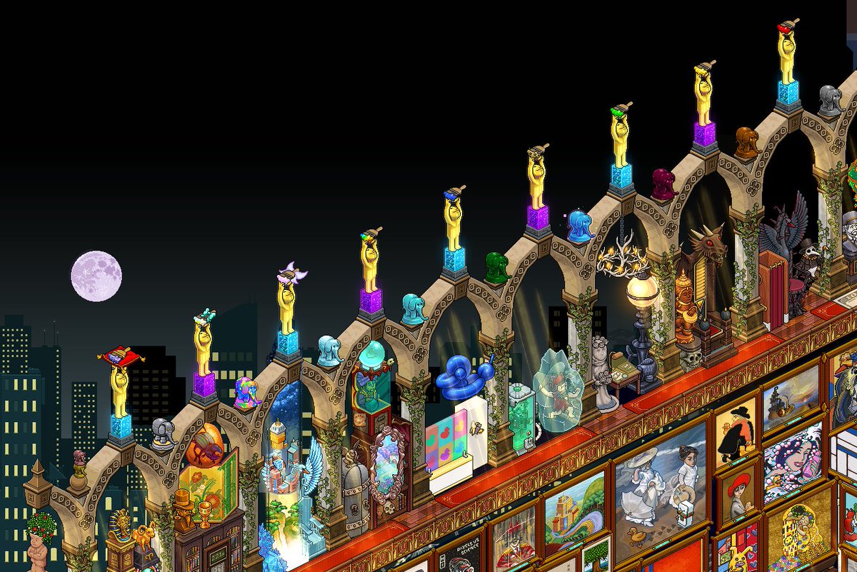 HExtremeslayer's tweet image. The Neopets Collab on #habbo have made the paintbrushes a perfect compliment to the Diamonds Gallery.