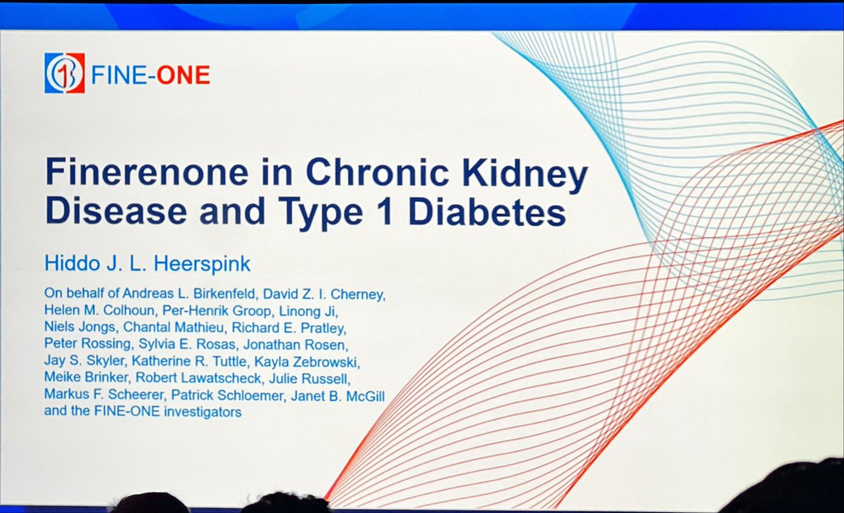 runningkidneys's tweet photo. CKD is common in #T1D & rises with age (∼30% at 40–59; >50% ≥60). Despite RASi, advances have been limited; SGLT2i/GLP-1RA aren’t advised in T1D. Finerenone blocks MR & lowers UACR potential to kidney benefit. Watching #FINEONE to fill the cardio-renal gap. #KidneyWk https://t.co/32vmANkSzm